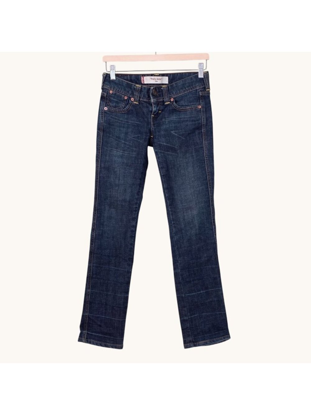 Vtg Levi's Patty Anne Slim Jeans 26x30 Blue Low Rise Stretch Straight Y2K Indie